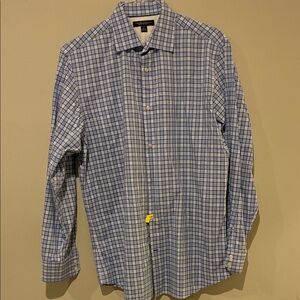 Banana Republic Blue Checkered Men's Shirt